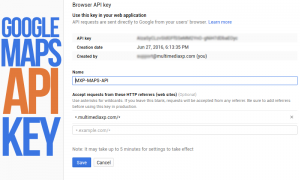 Google Maps API requires api key starting June 22nd 2016 Google Maps API requires api key starting June 22nd 2016