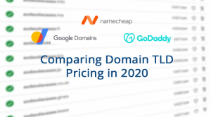 Domain Name TLD princing comparison 2020 Domain Name TLD princing comparison 2020