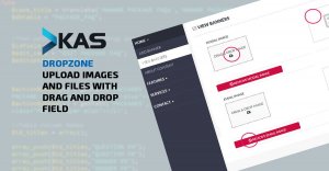 Upload - Drag & Drop Zone - option type S Upload - Drag & Drop Zone - option type S
