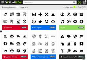 FLATICON, an open source for free vector icons.